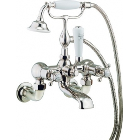 Crosswater Taps & Wastes - Belgravia Crosshead Bath Shower Mixer
