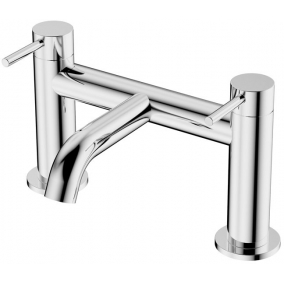 Armera Taps & Wastes - Oculus Deck Mounted Bath Filler - Chrome