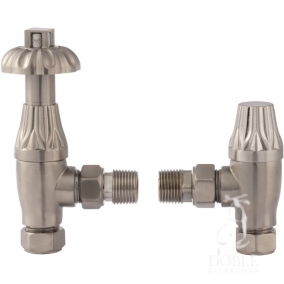 Bayswater Heating - Angled Thermo Radiator Valve Comes With Lockshield