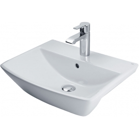 Essential Basins - Jasmine Semi Recessed Basin 500mm 1TH