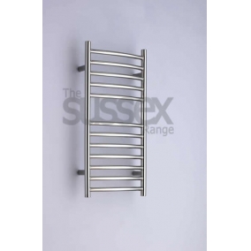 JIS Heating & Towel Warmers - Camber Curved Fronted Towel Rail 700x400mm
