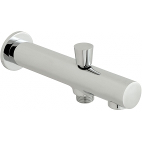 Vado Taps & Wastes - Sirkel Round Bath Spout With Diverter