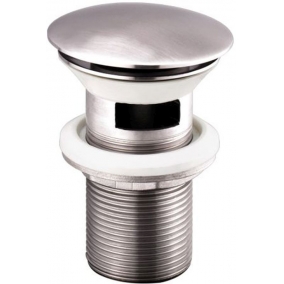 Just Taps Taps & Wastes - Inox Click Clack Basin Waste, Slotted
