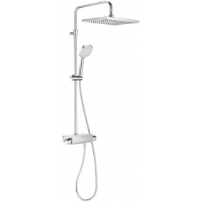 Roca Showers - Deck-T Rectangular Shower Column With Rectangle Shower Head
