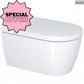 Duravit Toilets & Bidets - Duravit SensoWash Starck F Lite Compact Wall Hung Shower