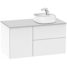 Roca Furniture - Beyond 1400mm On Countertop 2 Draw Unit With Side Door