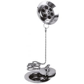 Vado Taps & Wastes - Stowaway Bath Waste Metal Plug & Chain 1 1/2''