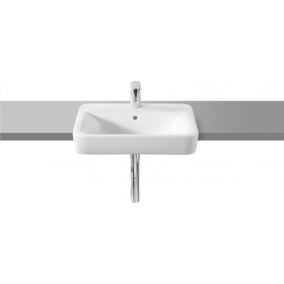 Roca Basins - Senso Square Semi Recessed Basin 560 x 420mm 1TH
