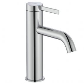 Roca Taps & Wastes - Ona Basin Mixer Smooth Body W/Click Clack Waste, Cold Start