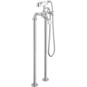 Vado Taps & Wastes - Victoriana Floor Standing Bath Shower Mixer