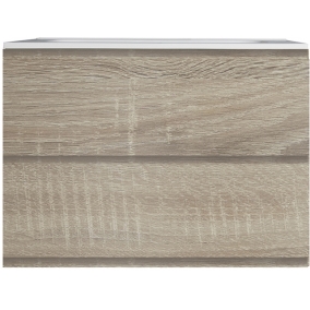 Armera Furniture - Opa 600mm 2 Drawer Wall Hung Unit Washed Oak