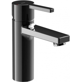 Roca Taps & Wastes - Naia Basin Mixer With Smooth Body & 1/2'' Flexible Tails