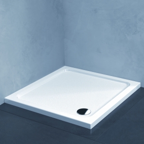 Kudos Shower Enclosures - KStone Square Shower Trays 760 x 760mm Corner Waste