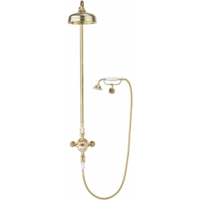 Crosswater Showers - Belgravia Thermo Shower Valve With 8'' Fixed Head