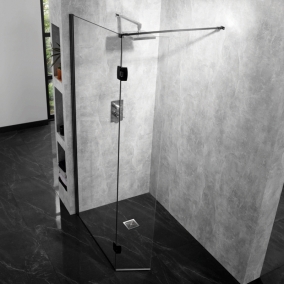 Aquadart Shower Enclosures - 10mm Wetroom Profile Pack Matt Black