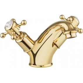 Crosswater Taps & Wastes - Belgravia Crosshead Luxury Mono Mixer no Waste Deck Mounted