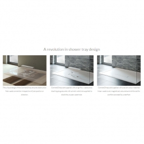 Kudos Shower Enclosures - Connect2 1200 x 800 Offset Quad - Left Hand