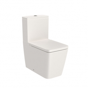 Roca Toilets & Bidets - Inspira Square Close Coupled Back To Wall Rimless Pan