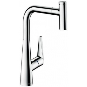 Hansgrohe Taps & Wastes - Talis Select M51 Single Lever Kitchen Mixer 300, PO Spt 1Jet
