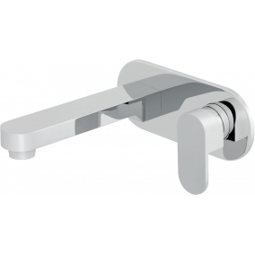 Vado Taps & Wastes - Life 2 Hole Basin Mixer Single Lever With 200mm Spout