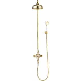 Crosswater Showers - Belgravia Thermo Shower Valve With 8'' Fixed Head