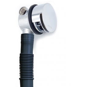 Armera Taps & Wastes - Bath Filler Waste With Click Clack Plug - Chrome