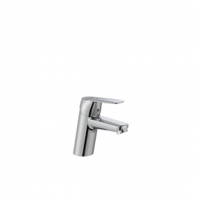 Roca Taps & Wastes - Alfa Smooth Body Basin Mixer 1/2'' Flexible Tails