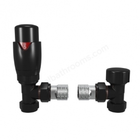 Essential Heating - Angled Thermostatic Radiator Valve Pack (Pairs)