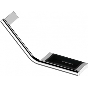 Keuco Accessories - Plan Bath Grip/Towel Rail With Soap Tray Left Hand