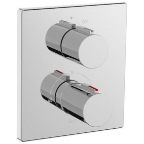 Roca Showers - T-2000 Built-In Thermostatic Shower Mixer (1 Outlet)