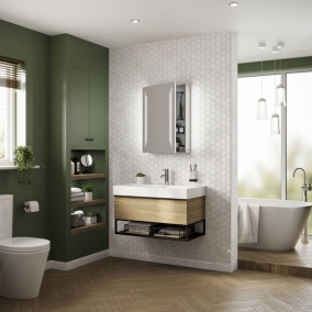 HIB Mirrors & Cabinets - Dimension 50 Mirror Cabinet