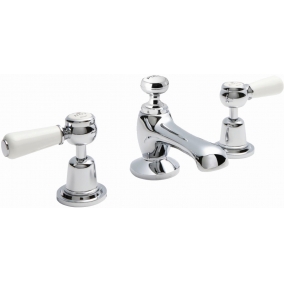 B.C.Designs Taps & Wastes - Victrion Lever 3-Hole Basin Mixer