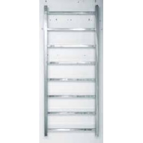JIS Heating & Towel Warmers - Brunswick Flat Fronted Towel Rail 1250x520mm