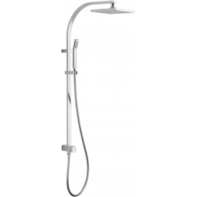 Vado Showers - Rigid Riser Kit Square With Diverter