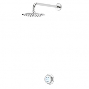 Aqualisa Showers - Quartz Classic Smart Concealed Fixed Wall
