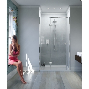 Matki Shower Enclosures - Illusion Recess Door 1200mm RH GG