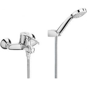 Roca Taps & Wastes - Victoria Pro Wall Mounted Bath Shower Mixer Inc Shower Kit