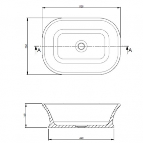 B.C.Designs Basins - Magnus/Senator Basin Silk Matt Finish
