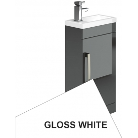 Essential Furniture - Nevada 400mm Cloakroom Basin Unit With 1 Door