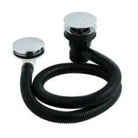 B.C.Designs Taps & Wastes - Push Down Concealed Bath Waste & Overflow