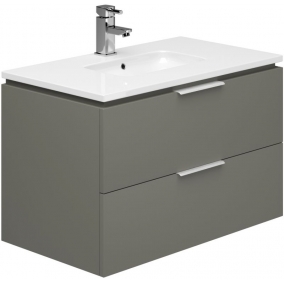 Essential Furniture - Dakota 800 Wall Hung Unit & Basin 2 Drawer