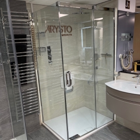 Ex-Display - Ex-Stock Merlyn Arysto 10 1100x900mm Sliding Door and Tray