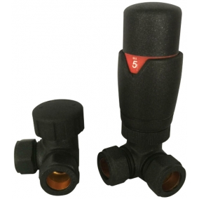 Essential Heating - Corner Thermostatic Radiator Valve Pack