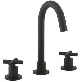 Crosswater Taps & Wastes - MPRO Crosshead Deck Mounted Basin Set Single Plate