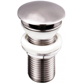 Just Taps Taps & Wastes - Inox Click Clack Basin Waste, Unslotted