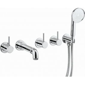 Crosswater Taps & Wastes - MPRO Industrial 5 Hole Bath Filler