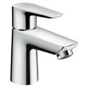Hansgrohe Taps & Wastes - Talis E Single Lever Basin Mixer 80 CoolStart Without Waste
