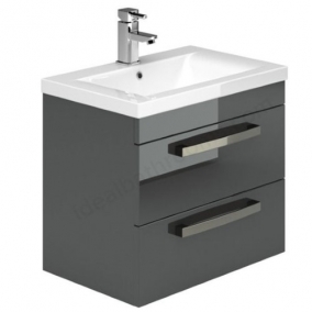 Essential Furniture - Nevada 500mm Wall Hung 2 Drawer Basin Unit