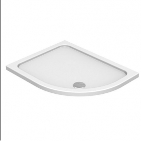 Kudos Shower Enclosures - Kstone Offset Quadrant Trays 1200 x 900mm Slip-Resistant