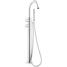 Crosswater Taps & Wastes - Kai Lever Floorstanding Bath Shower Mixer With Kit